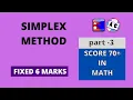 simplex method fixed 6 mark very imp question of neb board exam of math class 12 math ATC