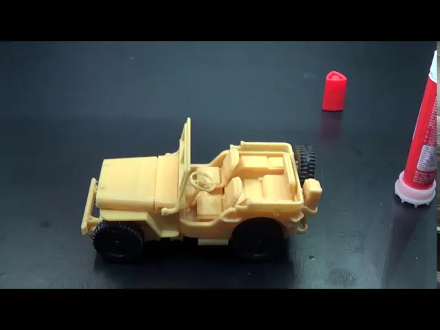 Foldable Willys MB Jeep video thumbnail