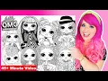 Coloring L O L Surprise O M G Dolls Coloring Pages 45 Minute LOL Surprise Coloring s