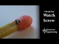 Lagu Watchmaking: Machining a 0.6 mm Screw