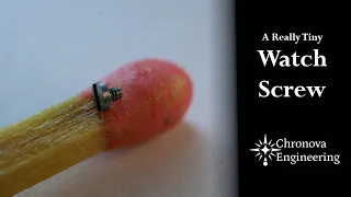 Watchmaking Machining A 0 6 Mm Screw 