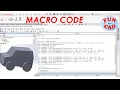 Learn to RECORD and EDIT SolidWORKS macro SolidWORKS MACRO Code Automation Beginner Tutorial