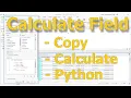 Manipulating table attributes in ArcGIS Pro with Calculate Field