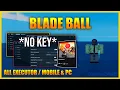 BLADE BALL SCRIPT 2026 NO KEY Auto Parry Unlock All Skins Auto Spam More PASTEBIN