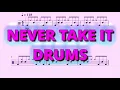 Lagu Never Take It - Twenty One Pilots - Drums