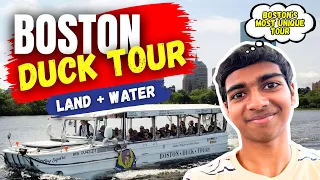 This BUS turns into a BOAT?? | Boston DUCK TOUR Experience