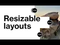 How to create a resizable column layout with Javascript