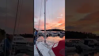 Sailing season in Sweden has come to an end 🥺 23 weeks until the next⛵️#sailing #sailboat #boating