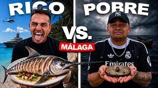 LO MÁS CARO DE MÁLAGA vs. LO MÁS BARATO | RICO O POBRE con @Karlosbernalcook 