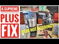 Keurig K-Supreme Plus No Power Fix How to Reset Thermostat Model K920