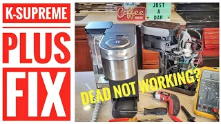 Keurig K-Supreme Plus No Power Fix How to Reset Thermostat Model K920