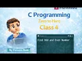C Programming if else Even Odd Number Program in C User Input