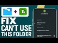 How To Fix Can t Use This Folder Can t Use This Folder To Protect Your Privacy Problem Solved