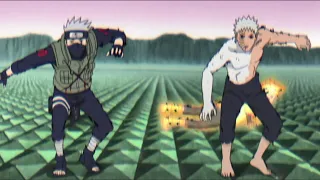 obito and kakashi sacrifice themselves to save sasuke and naruo fight with kaguya english dub