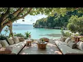 Beach Café Bossa Nova - Smooth Coffee Jazz Guitar & Ocean Waves for a Relaxing Tropical Getaway