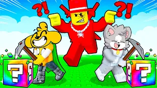 Robé el LUCKY BLOCK de SAMMY mas OP de ROBLOX...