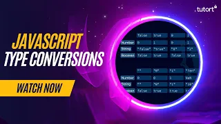 Type Conversions in JavaScript Complete JavaScript Tutorial for Beginners Tutort Academy