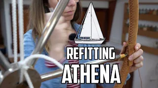 Sail Life – Leather wheel cover, splicing fun & preventer ⛵