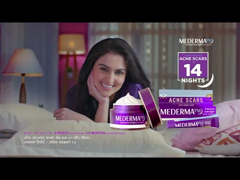 Download MP3 #Mederma PM #AcneScar Cream | TVC Hindi | Visibly reduces acne scars in 14 #nights