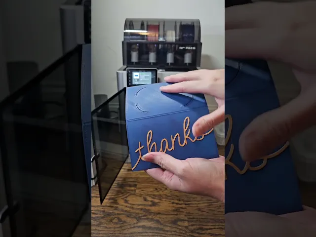 "thanks" Gift Card Holder Folded Card 3"x5" | Thank you card | Greeting card | Appreciation / Tip video thumbnail