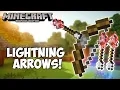 How to Make Lightning Arrows in Minecraft Bedrock Command Block Tutorial