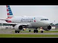 4K STUNNING Early Morning Departures at Buffalo Niagara Int Airport