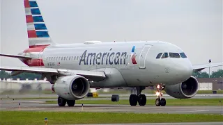 4K STUNNING Early Morning Departures at Buffalo Niagara Int Airport