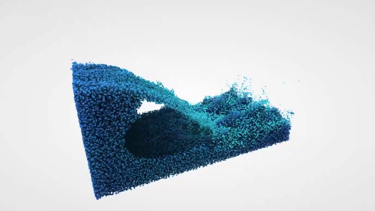 Water Sim video (170,723 particles)