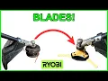 BLADES Convert RYOBI string trimmer to BLADES