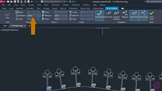 3-15 Creating Path Arrays AutoCAD 2023