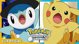 Diversión en el barco de vapor | Pokémon Diamante y Perla | Clip oficial