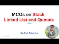 Important MCQs on Stack Linked List and Queues Data Structures