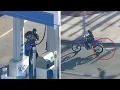 Wild LA chase Dirt bike rider makes unusual pit stops cuts through parks