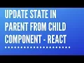 React js Update State In Parent Component from Child Component DCT Academy Bangalore