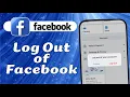 How to Log Out of Facebook Within and Remote Logout
