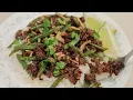 Chili Beef and Green Bean Stir Fry | Quick & Easy recipe