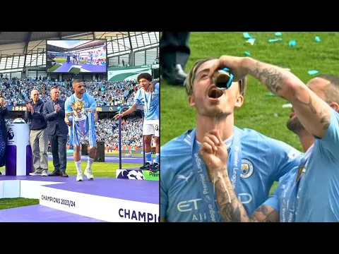 Download MP3 🔵 Manchester City Crazy Celebration After Winning the Premier League Title 2024 | Fans Reaction