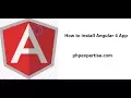 How To Start Angular 4 Project in Visual studio code Tutorial Beginners phpexpertise com