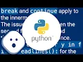 how to break out of only one nested loop