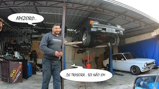 FUI NA OFICINA DE CHEVETTE E TIVE UMA AULA DE TRAÇÃO TRASEIRA
