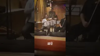 كواليس موسيقى نداء السماء لتشييع شهيد الامة والشهيد الهاشمي دندنها