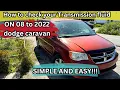 HOW TO CHECK YOUR TRANSMISSION FLUID LEVEL IN 08 TO 2022 DODGE CARAVAN QUICK AND EASY