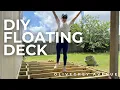The Easiest Way to Build a Floating Deck Level Up Decking System