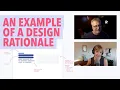 Design Rationale Example