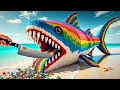 Lagu LEGO Seafood: Catch and Cook a RAINBOW FISH | Lego Cooking Food ASMR