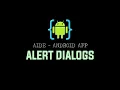AIDE Tutorial - Android App Alert Dialogs
