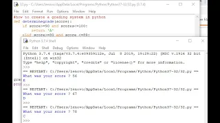 how to create a grading system in python