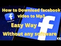 How to Download Facebook to Mp3 Without any software Burmese