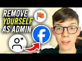 How To Remove Yourself As Admin From Facebook Page - Full Guide