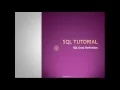 SQL Bangla Tutorial Part6 Data Definition